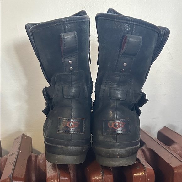 UGG Black Combat & Moto Boots - Picture 7 of 13